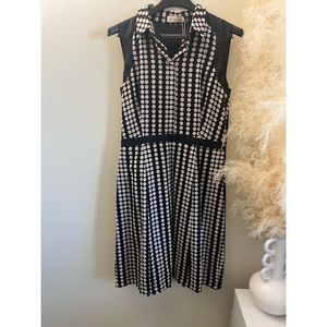 NWT Black+White Dot Tory Burch Dress